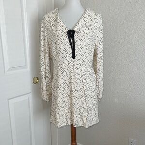 Polk a dot bow dress